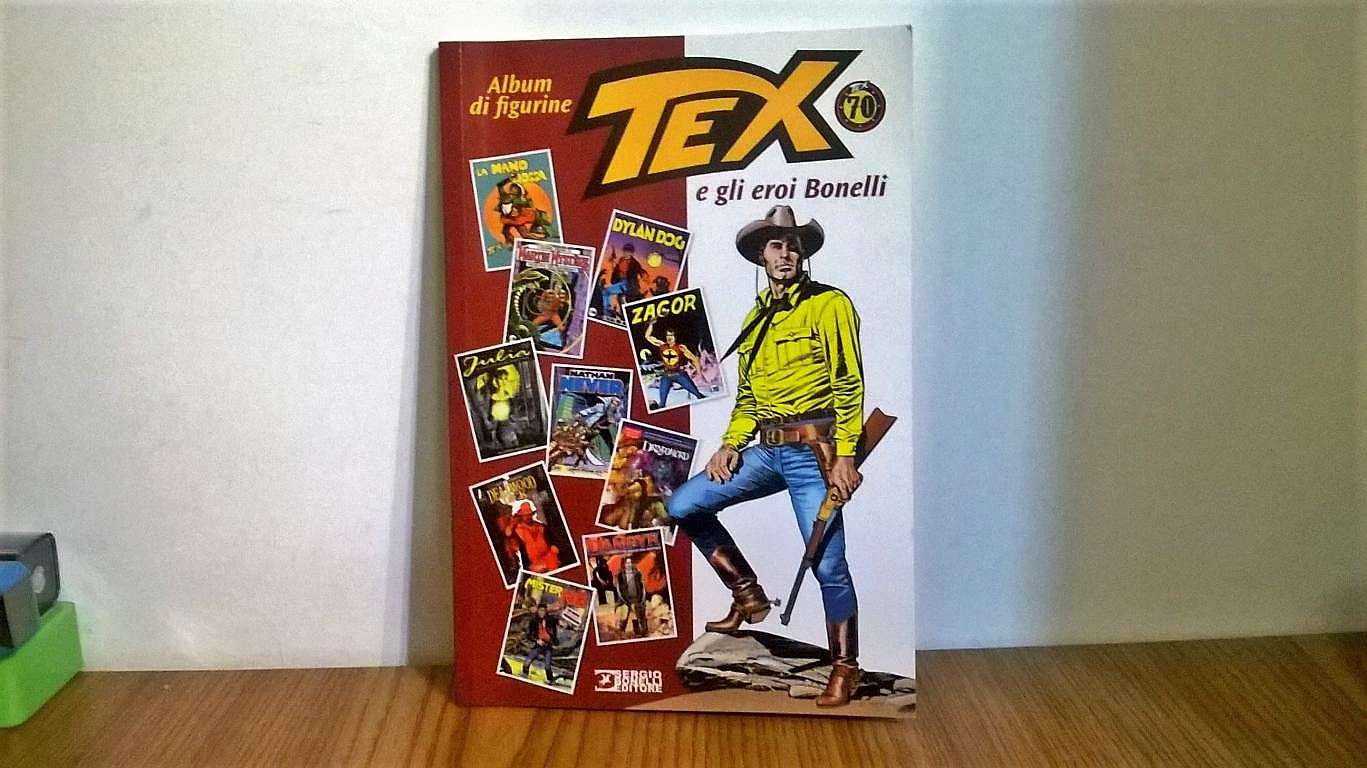 Album Tex e gli eroi Bonelli 2018 vuoto  